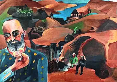 Bhupen Khakhar’s Champaner artwork fetches 14.4cr in auction