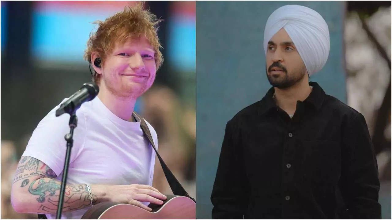Ed Sheeran reveals Diljit Dosanjh tops his playlist, praises Armaan Malik, expresses want to collaborate with King | Hindi Film Information