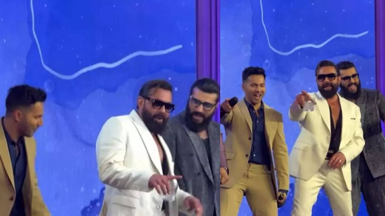 Varun Dhawan, Arjun Kapoor recreate Bobby Deol’s signature dance transfer from the 90s as they groove to ‘Jamal Kudu’ at an awards present | Hindi Film Information