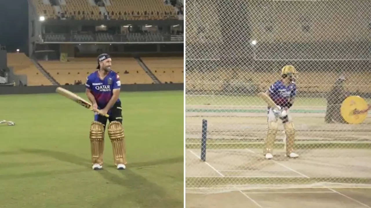 Watch: Maxwell hilariously imitates Kohli’s batting style