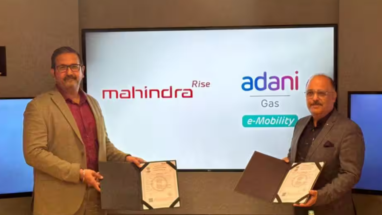 ATGL e-mobility arm inks pact with M&M for charging infrastructure