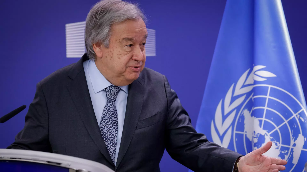 Israel calls UN 'anti-Israeli body' as UN chief Guterres visits Gaza border