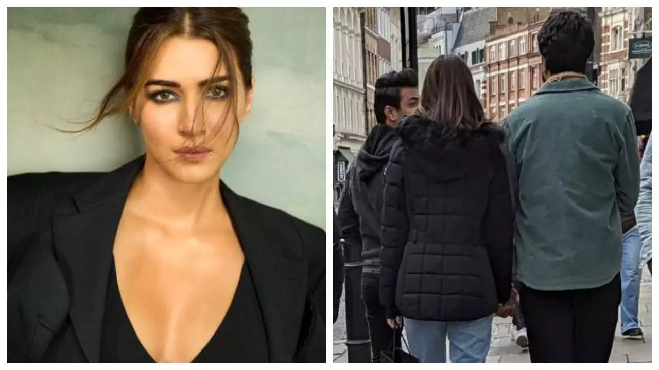 Is Kriti Sanon courting Kabir Bahia? Netizens speculate as photograph of actress holding fingers with thriller man goes viral |