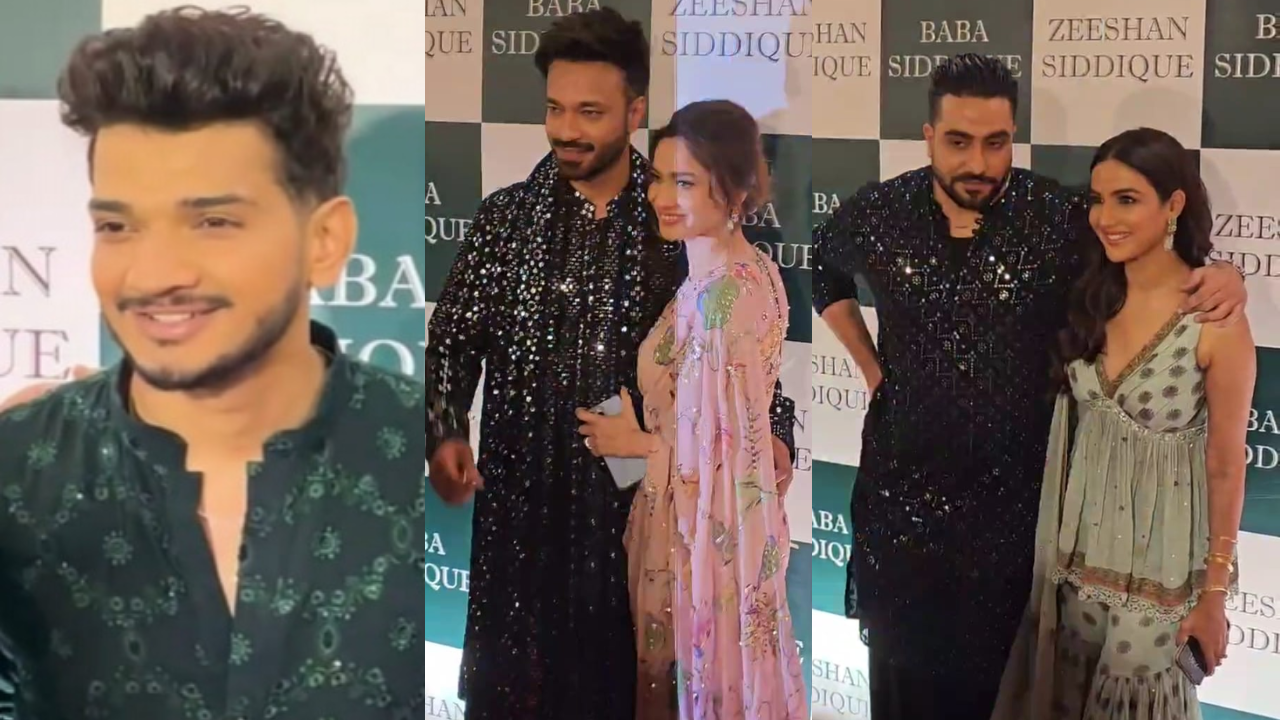 From Ankita Lokhande-Vicky Jain, Munawar Faruqui, to Aly Goni-Jasmin Bhasin; TV celebs attend Baba Siddique's star-studded Iftaar Party