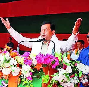 Cong neglected NE since Nehru’s time, says Sonowal