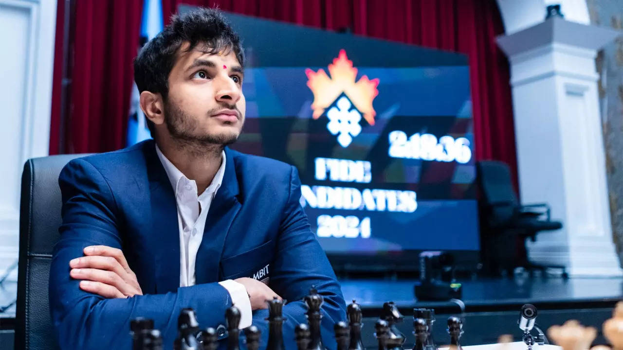 Vidit Gujrathi (Photo: @chesscom on X)