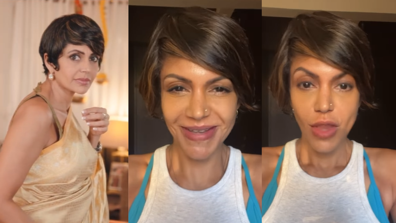Mandira Bedi looks unrecognizable in her recent post; netizens comment, 'Is this surgery gone wrong?'