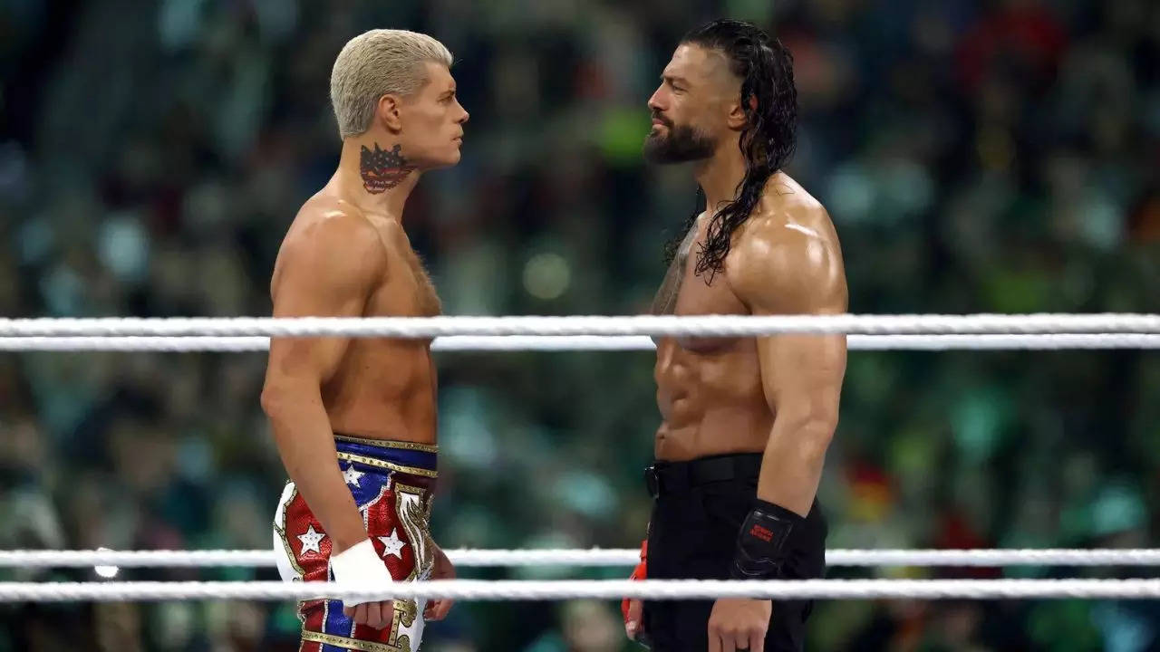 Cody Rhodes and Roman Reigns (AFP Photo)