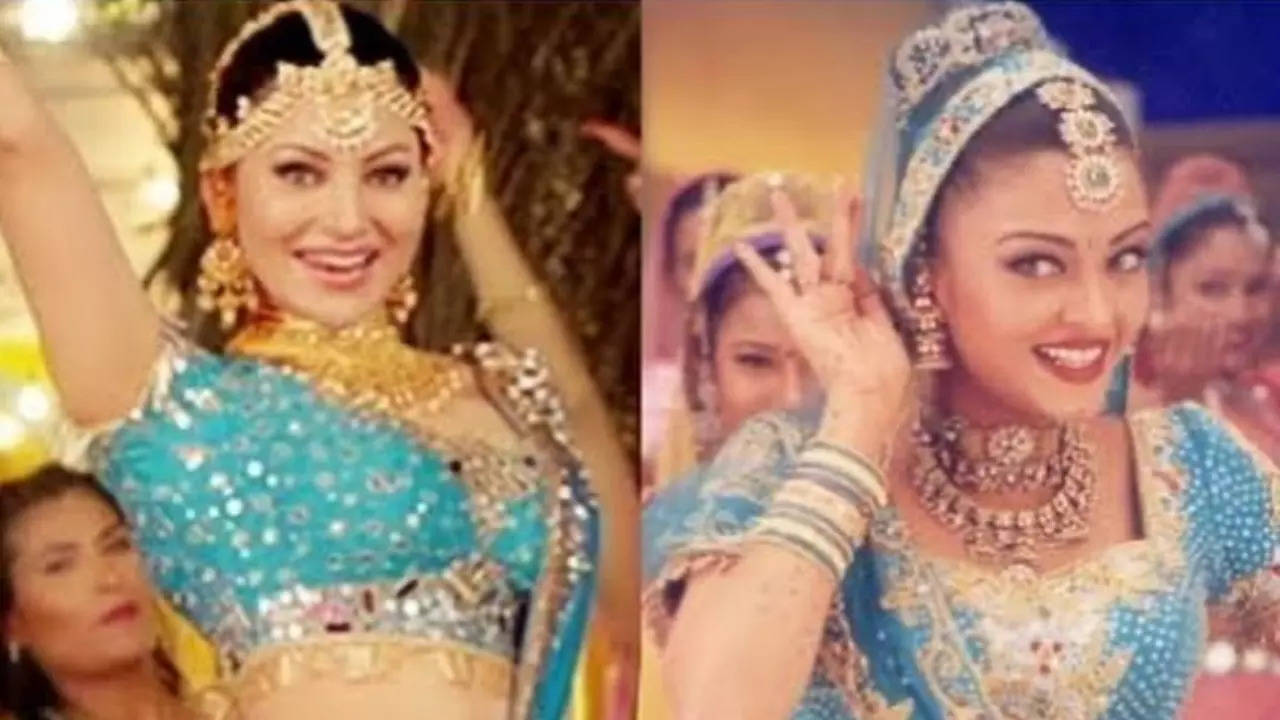 When Urvashi Rautela recreated Aishwarya Rai Bachchan’s look from ‘Nimbooda’ from Sanjay Leela Bhansali’s ‘Hum Dil De Chuke Sanam’ | Hindi Film Information