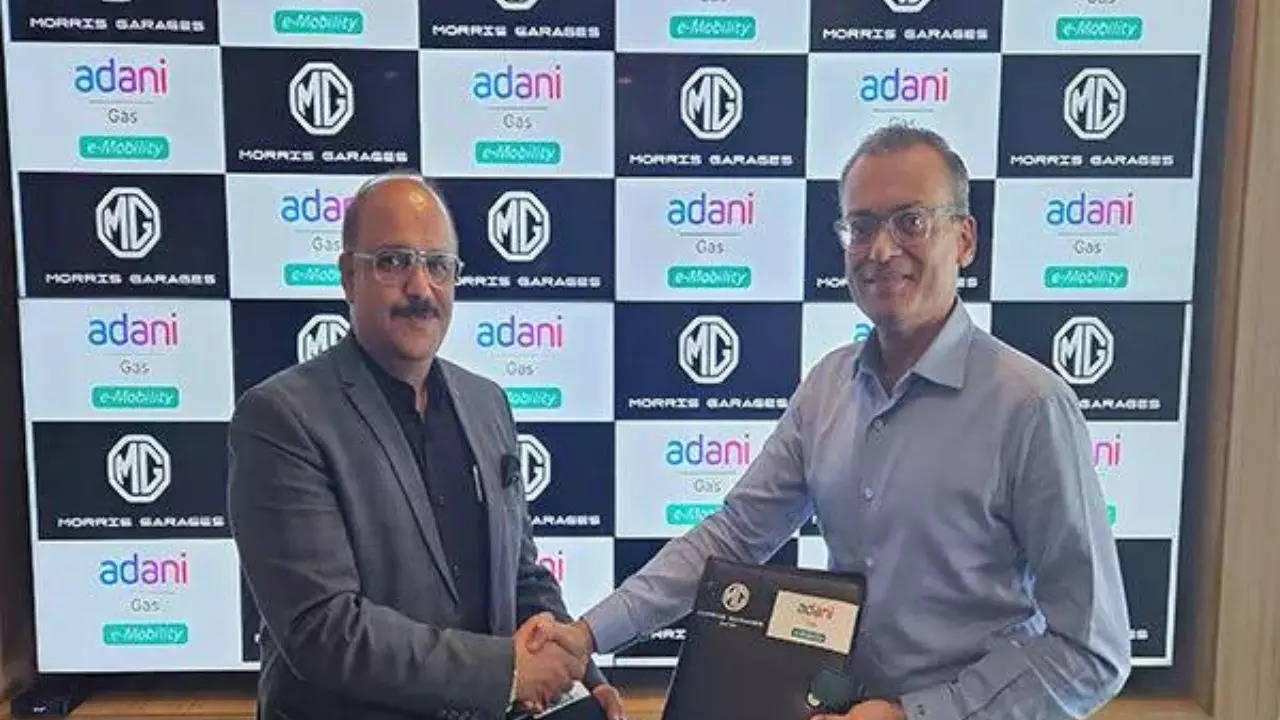 Adani Total Energies E-Mobility inks MoU with MG Motors India