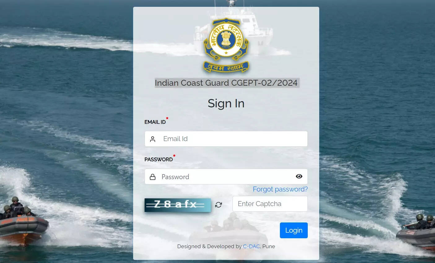 Coast Guard Navik Admit Card 2024: Exam city slip out for ICG CGEPT at cgept.cdac.in, direct link here