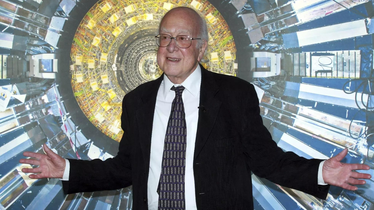 Professor Peter Higgs who proposed the existence of the Higgs boson particle (AP file photo)