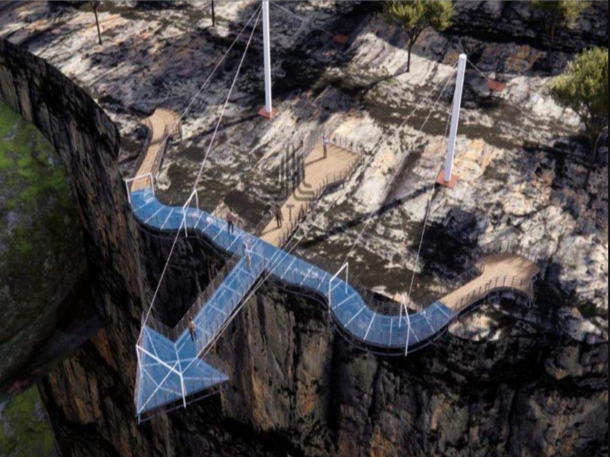UP: First-ever sky glass walk, resembling Lord Rama's bow and arrow,  to open in Chitrakoot