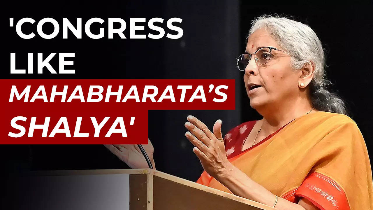 FM Nirmala Sitharaman’s sharp barb: Congress like 'Mahabharata’s Shalyya', keeps saying India can’t match China