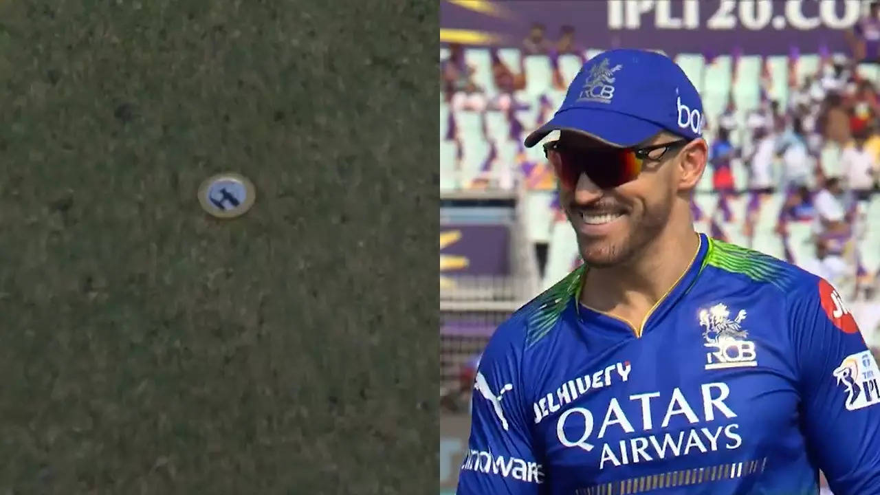 Watch: Faf's reaction when camera zooms in on toss coin goes viral