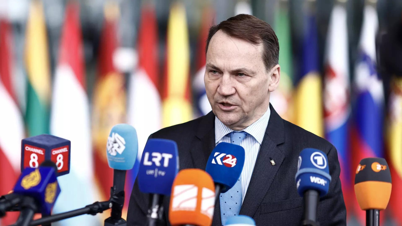 Poland's foreign minister Radek Sikorski. (Photo/AFP)