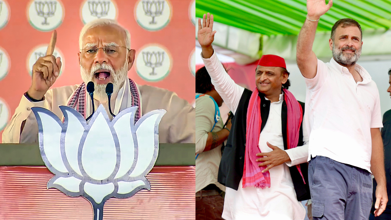 ‘Flop pair of do ladkon ki jodi’: PM Modi takes dig at alliance of Rahul Gandhi, Akhilesh Yadav in UP | India News