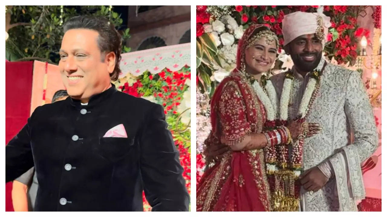 Govinda mama buries the hatchet; attends Arti Singh's white themed wedding with Dipak Chauhan; watch