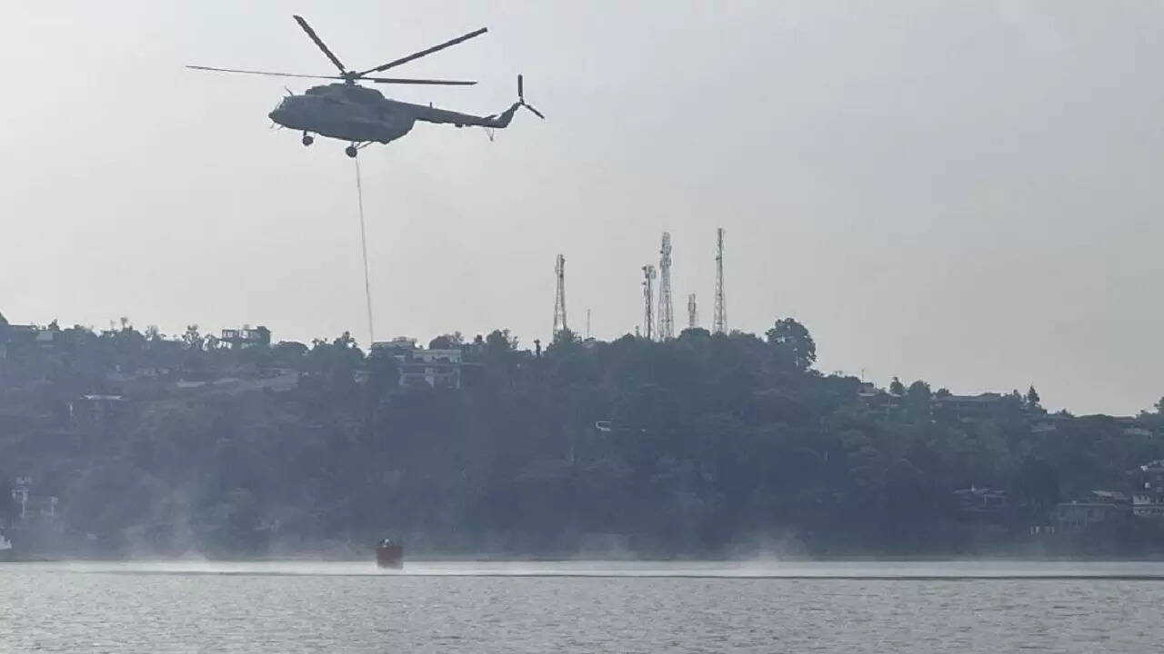 Nainital fires: IAF helicopter roped in as situation worsens