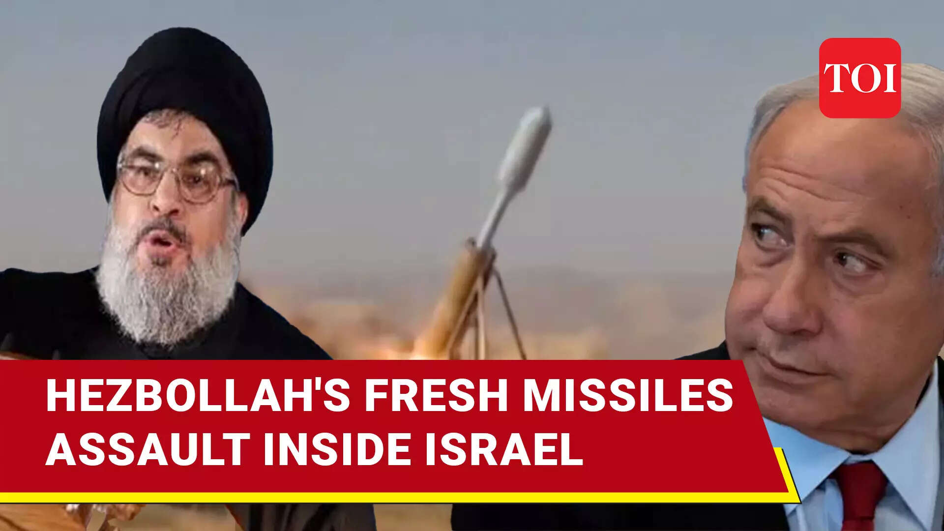 Hezbollah unleashes wave of missiles and rockets into Israel | TOI ...