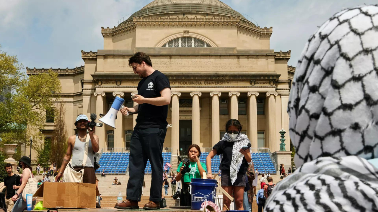 Clear encampment or face suspension: Columbia to students