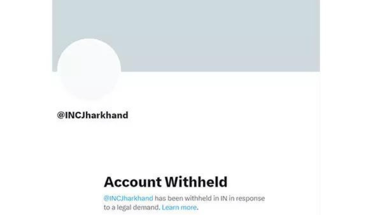 Official X handle of Jharkhand Congress gets suspended, party to send legal reply