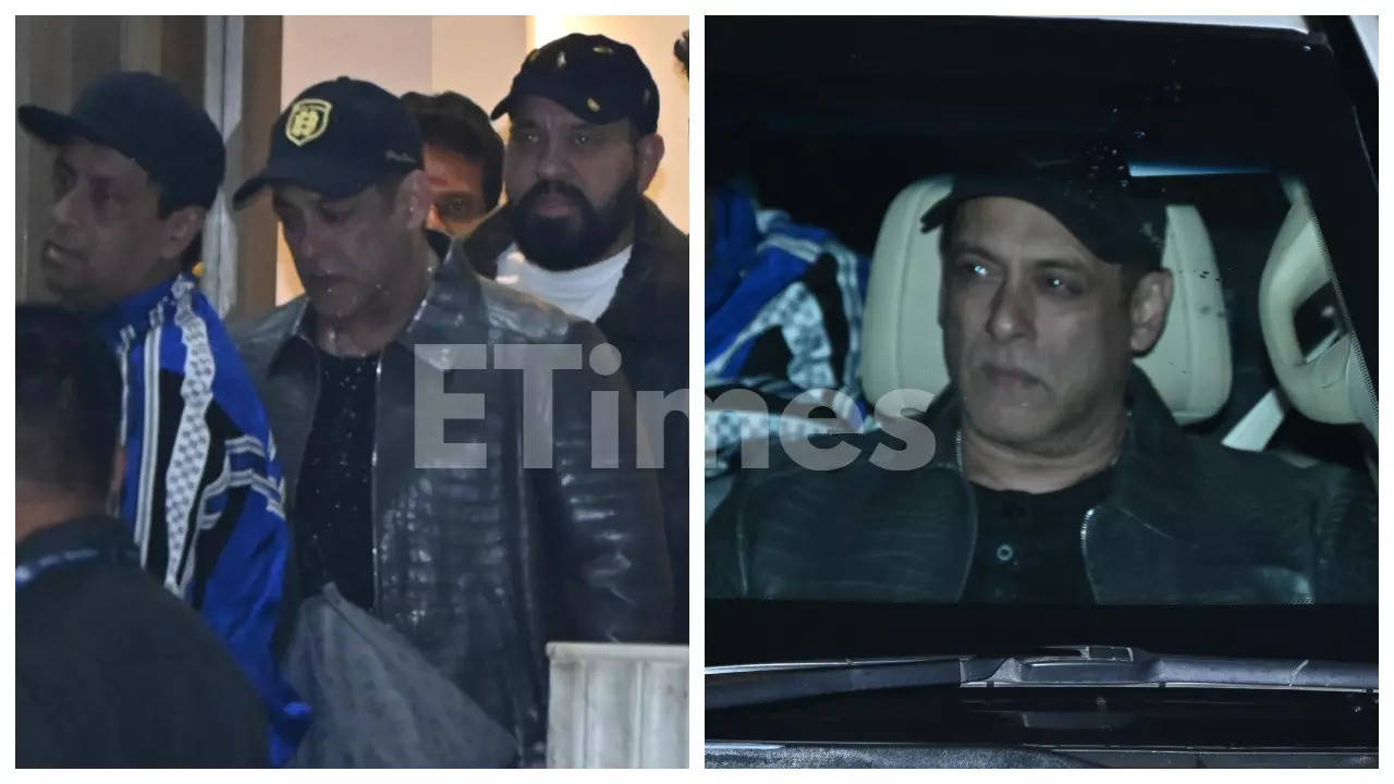 Salman returns home; avoids paparazzi - Pics