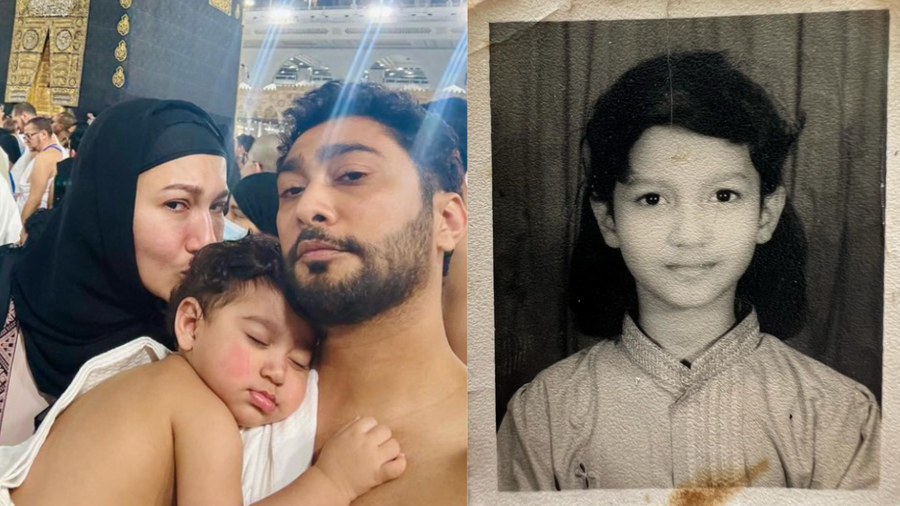 Jhalak Dikhhla Jaa 11's Gauahar Khan is shocked seeing her childhood picture and its similarities with her son Zehaan
