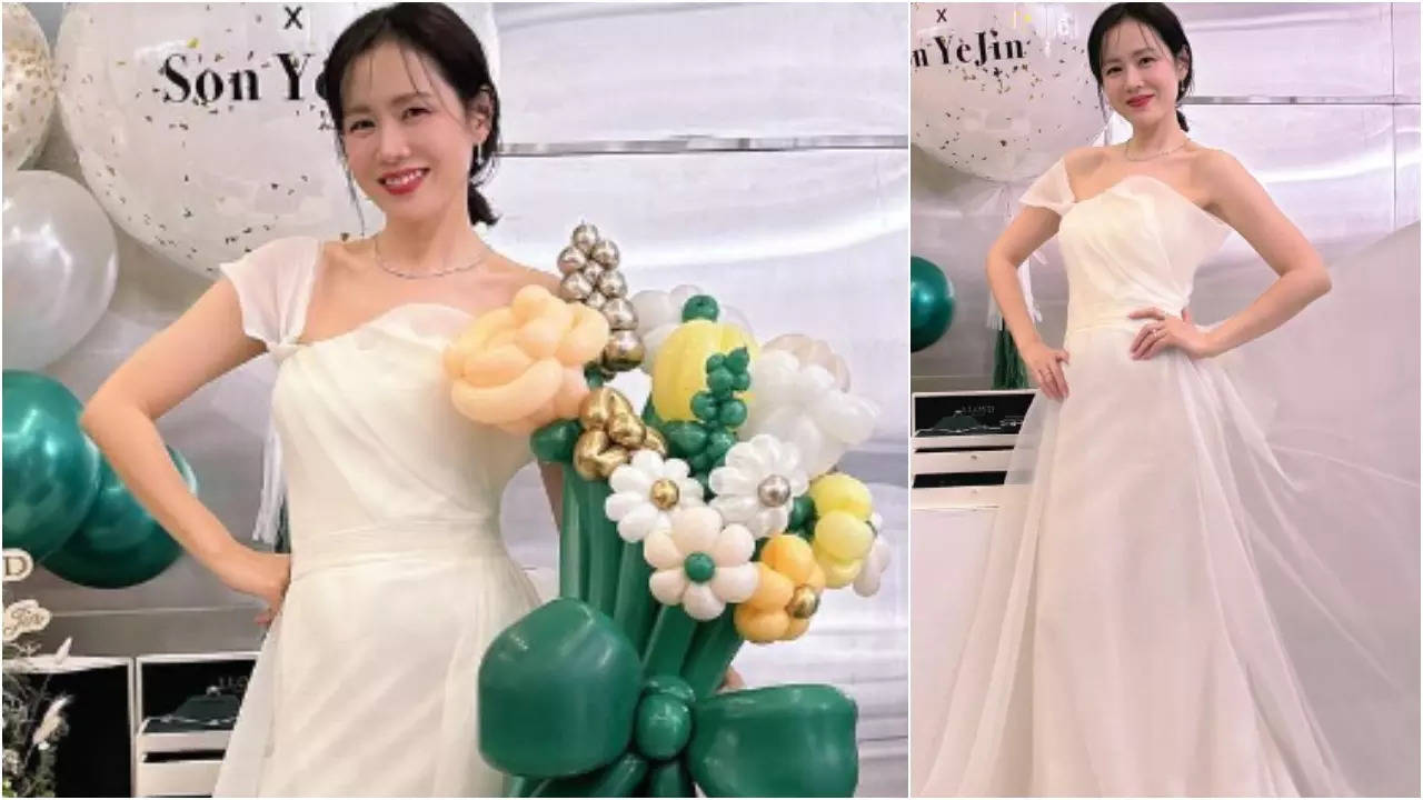Son Ye-jin decks up in a stunning bridal gown