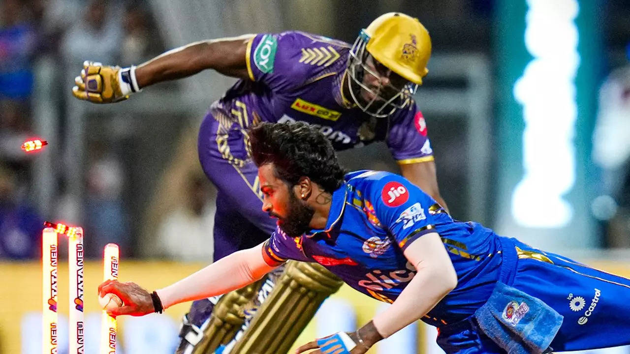 Watch: No Russell fireworks as KKR slogger suffers a disastrous run out