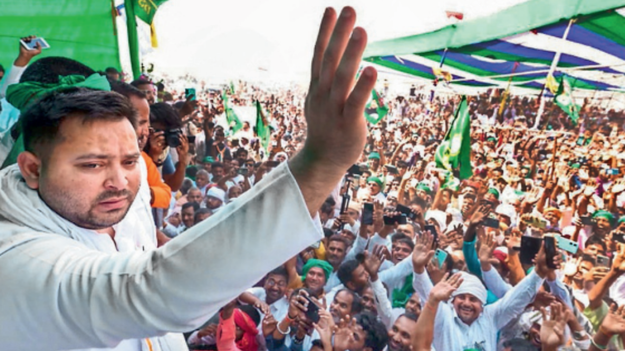 Jingle vs jungle jibe: Tejashwi&rsquo;s musical counter to PM Modi