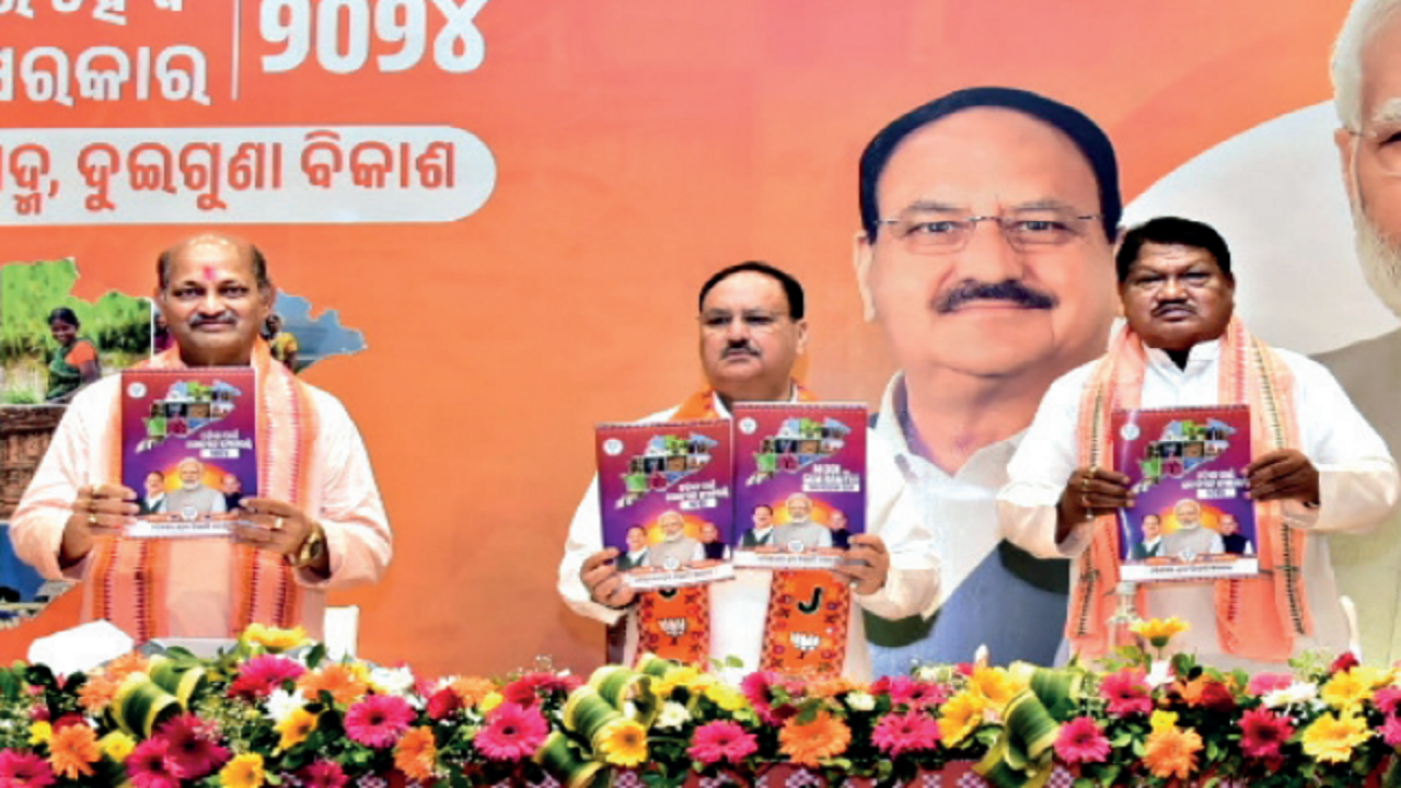 In Odisha manifesto, BJP promises to buy paddy at Rs 3,100 per quintal