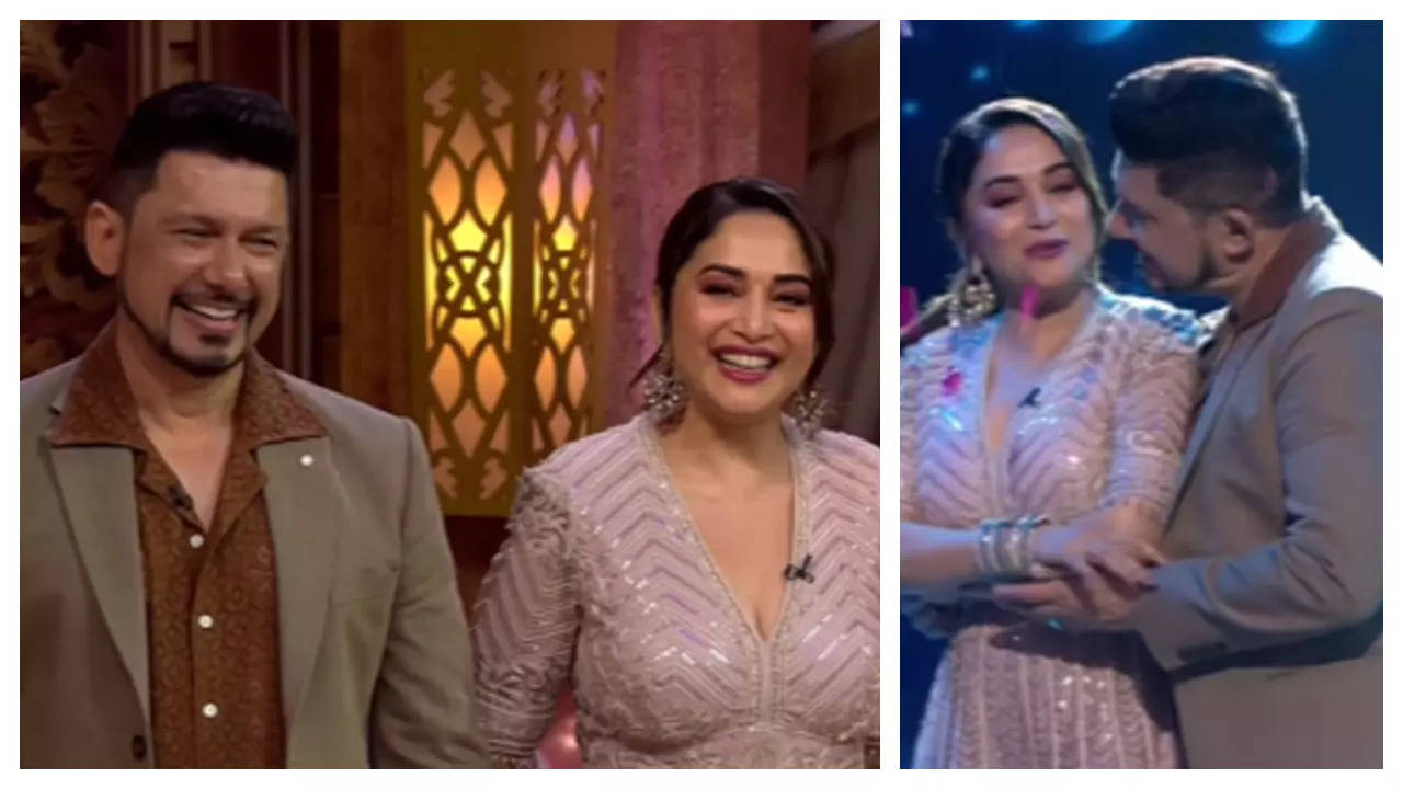 Dance Deewane 4: Madhuri Dixit's husband Shri Ram Nene makes an appearance on a reality show for the first time; the duo perform a romantic dance on 'Tumse Milke'