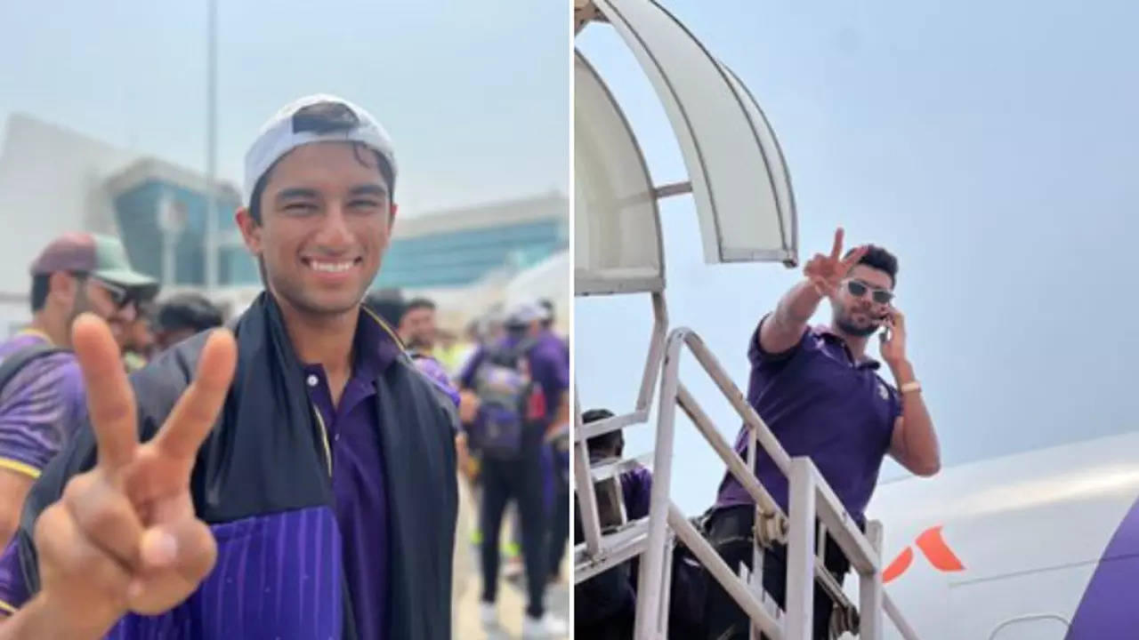 Watch: Kolkata Knight Riders' ordeal 'in the air' chronicled in a vlog