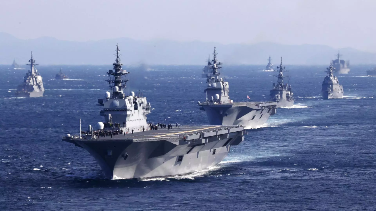 Japan ups security after drone clip of its warship posted on China website