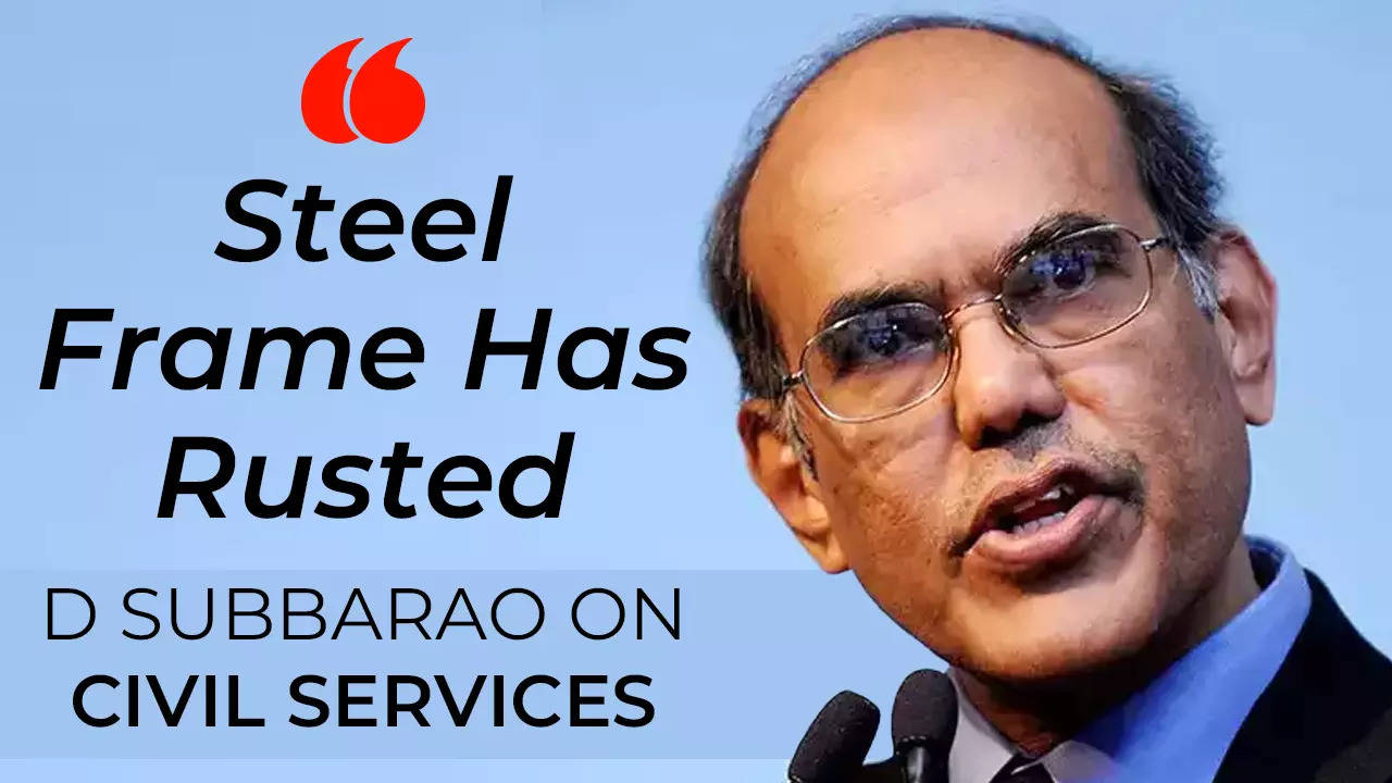 ‘Steel frame introduced by Britishers has rusted’: Former RBI governor Subbarao's sharp remarks on IAS, civil services reforms