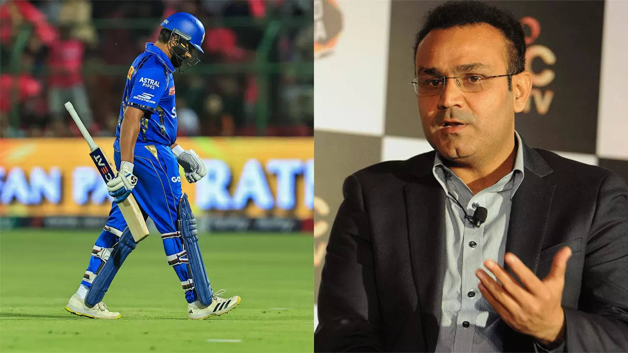 'When did Rohit perform?': Sehwag uncertain about MI opener's retention