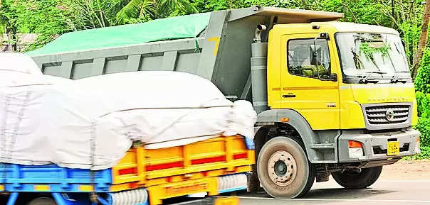 Over 1,800 tipper trucks booked for violations