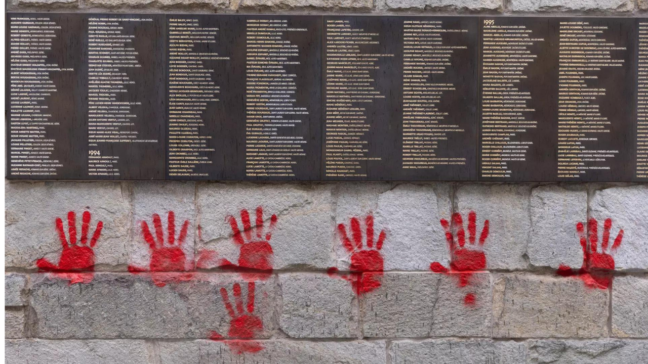 Paris mayor decries vandalism of a memorial honoring people who rescued Jews in World War II