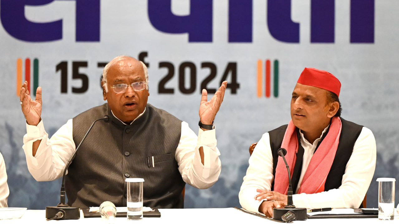 'INDIA bloc in strong position after four phases of LS polls': Kharge