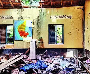 Dilapidated classrooms at ZP school to be demolished