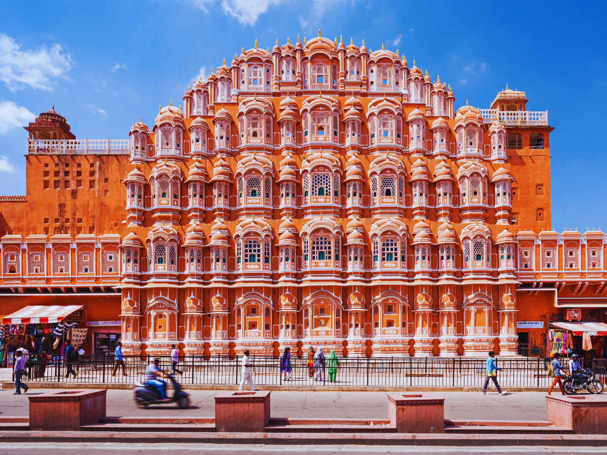 India’s ‘Pink City’ for the ideal mix of bazaars, palaces, and majestic structures