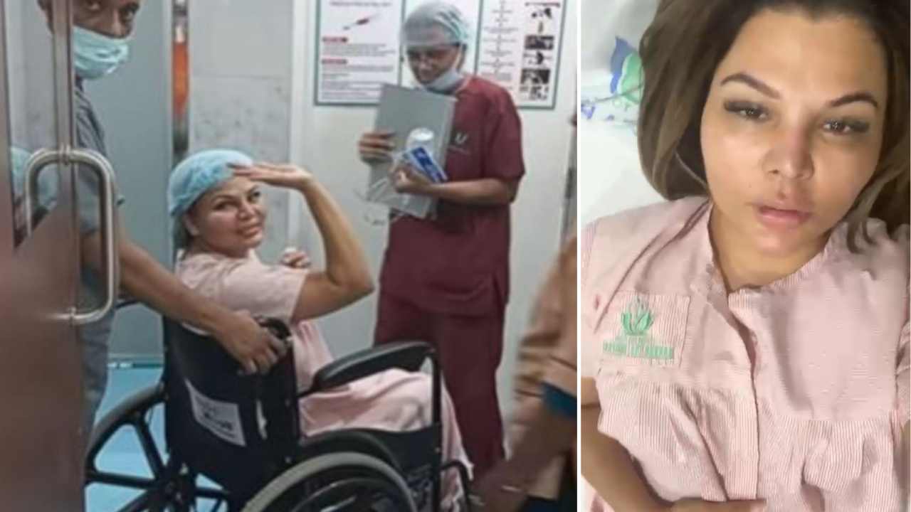 Rakhi Sawant's tumour surgery is successful; Ritesh Singh dropped a video of her going to OT