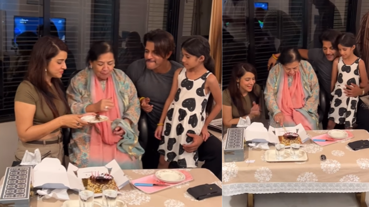Shararat co-stars Karanvir Bohra and Simple Kaul celebrate Farida Jalal's birthday at her residence; writes 'The sweetest and the cutest magical nani'