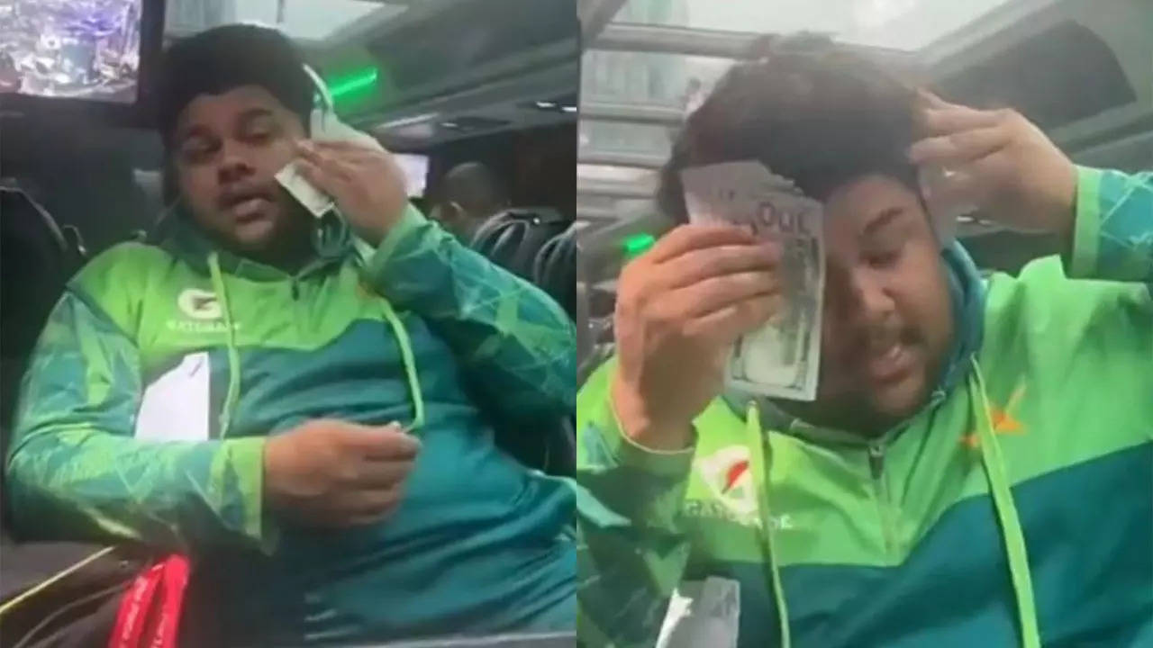 Azam, Babar draw flak for insensitive video of wiping sweat with currency