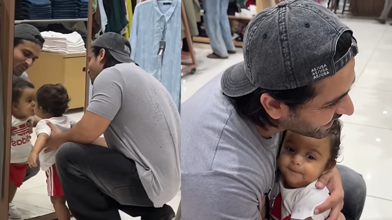 Shoaib Ibrahim is on cloud 9 as the little munchkin Ruhaan calls him 'Abba' for the first time, says 'Can't express this feeling'