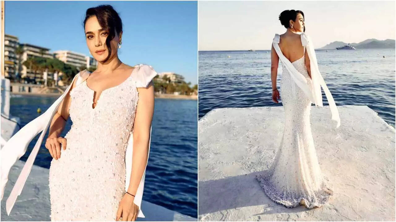 Preity stuns in Rs 5.5 lakh gown at Cannes 2024