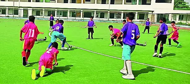 Catching them young: 7-yr-olds take part in hockey tourney in Simdega