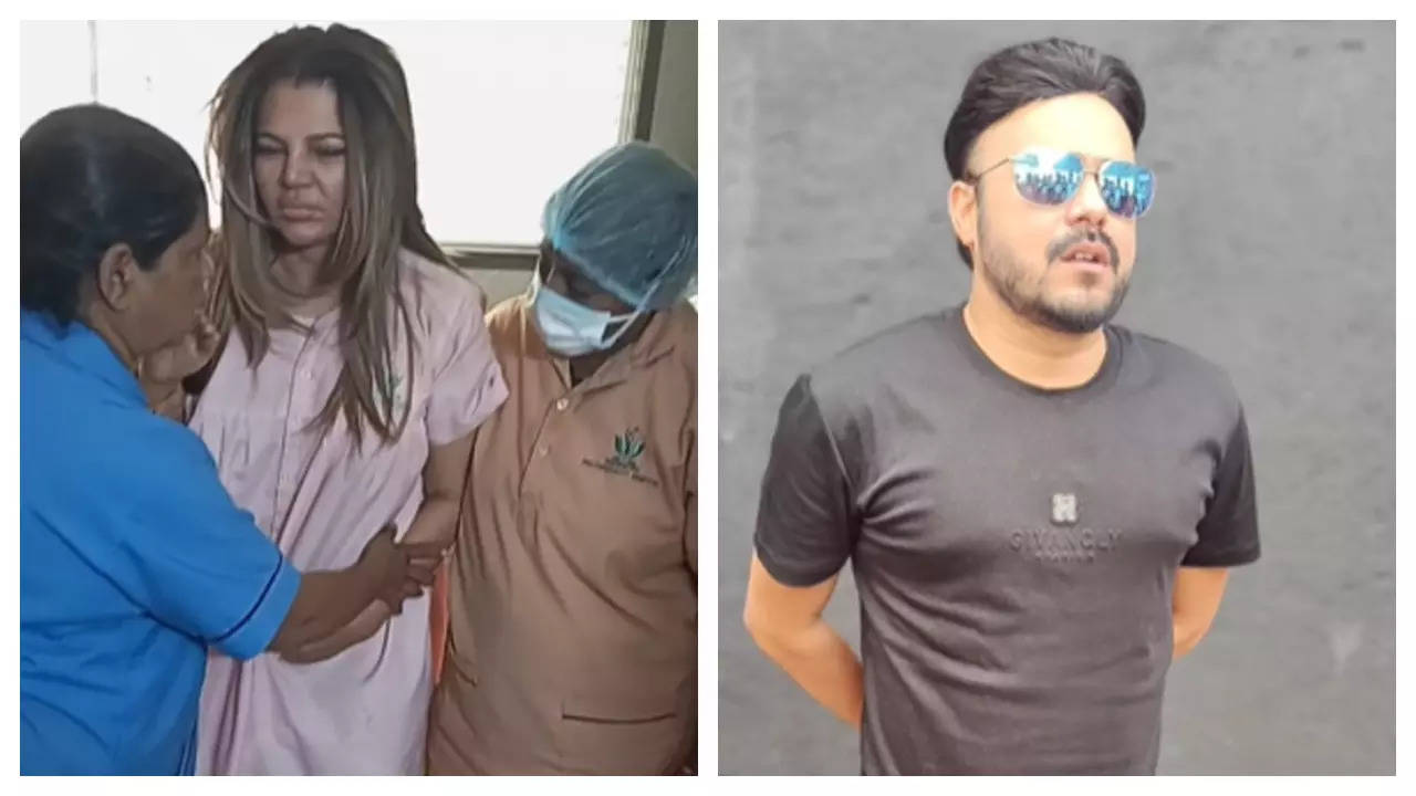 Rakhi Sawant ex-husband Ritesh Singh shares a video of the actress from the hospital; trying to get back on her feet