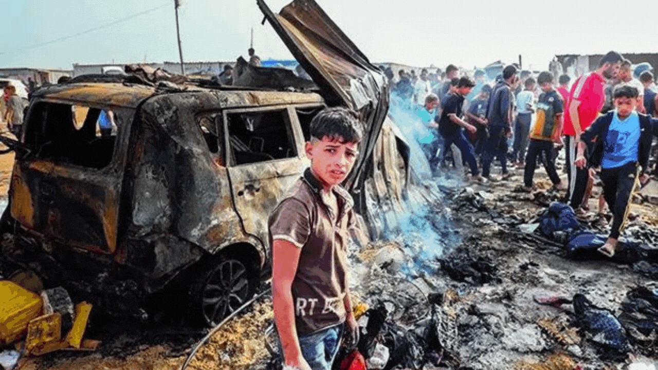 45 die as Israel strikes camp in Rafah; Bibi admits to 'mistake'